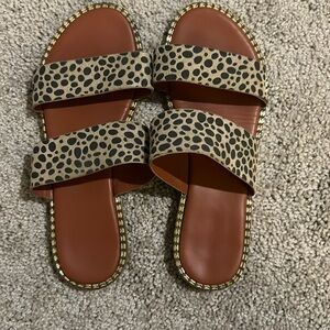 SHEIN leopard print sandals
